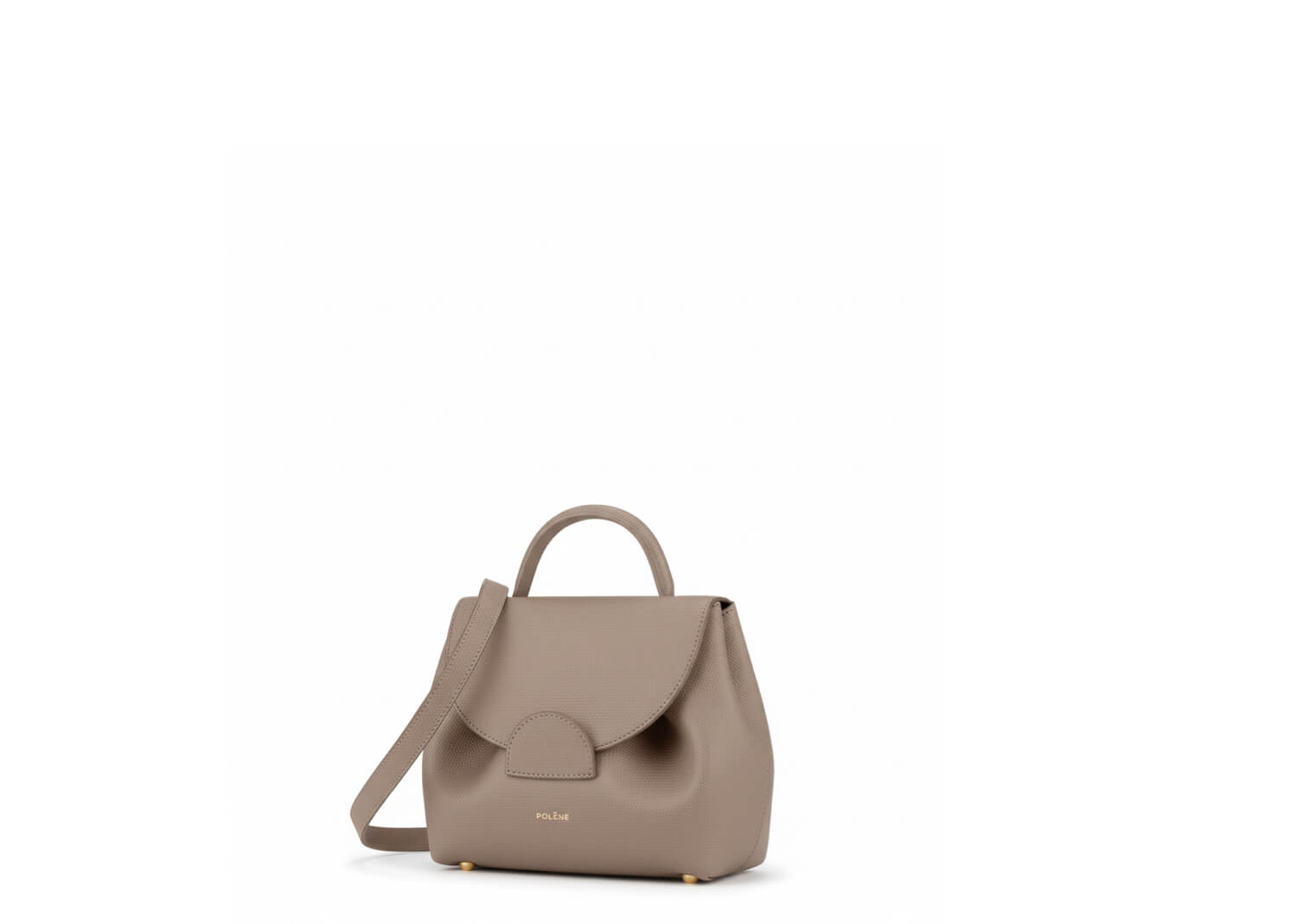 Polene Numero Un Nano Edition Textured Taupe