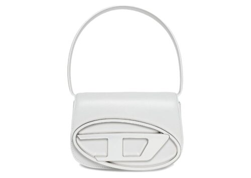 Diesel 1DR Shoulder Bag Nappa Leather White