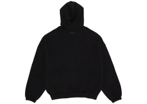 Fear of God Essentials Chest Logo Hoodie Jet BlackJet Black