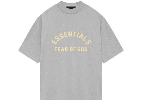 Fear of God Essentials Heavy Jersey Crewneck Tee Light Heather Grey