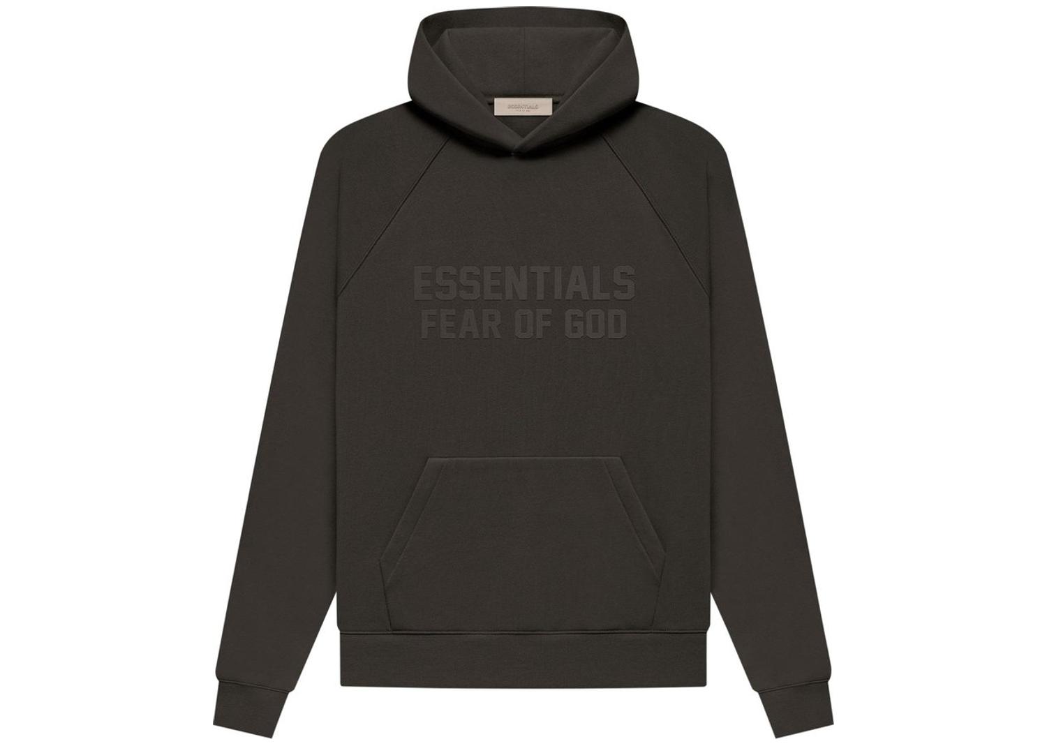 thumbnail image 2 of Fear Of God Essentials Jet Black Hoodie – 100% Authentic, Oversized Fit 2 of 6