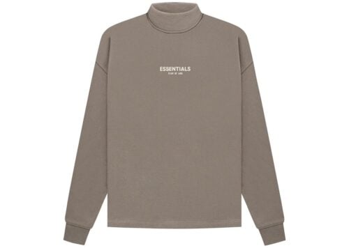 Fear of God Essentials Relaxed Mockneck Desert Taupe