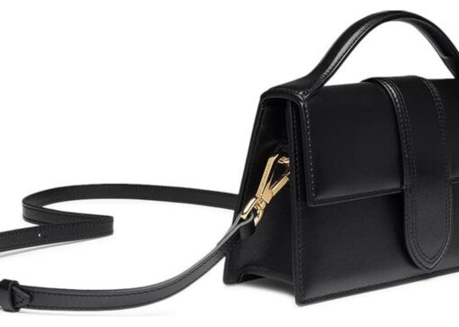 Jacquemus Le Grand Bambino Crossbody Strap Handbag Black