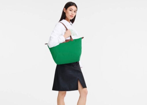 Longchamp Le Pliage L Tote Bag Green