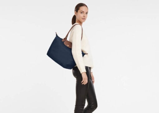 Longchamp Le Pliage L Tote Bag Navy