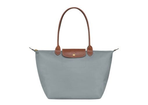 Longchamp Le Pliage L Tote Bag Steel