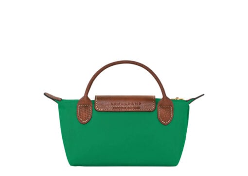 Longchamp Le Pliage Pouch With Handle Green