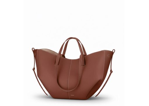 Polene Cyme Edition Textured Cognac