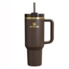 Stanley Chocolate Flowstate Quencher 40oz Tumbler Chocolate Gold