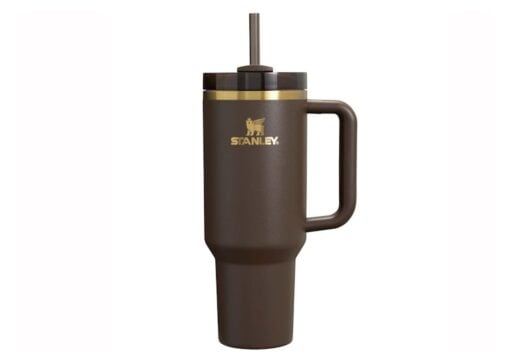 Stanley Chocolate Flowstate Quencher 40oz Tumbler Chocolate Gold