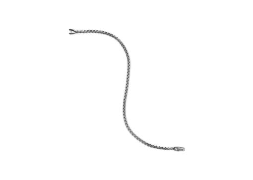 David Yurman Box Chain Bracelet Silver 2.7mm