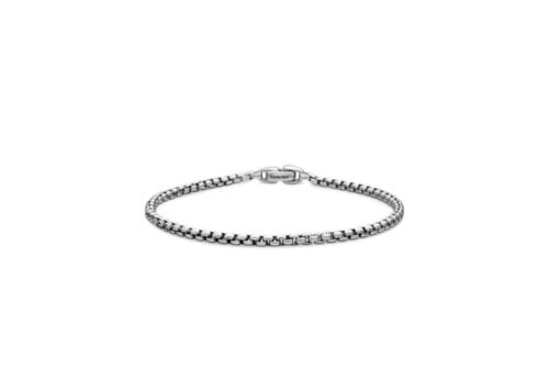 David Yurman Box Chain Bracelet Silver 2.7mm