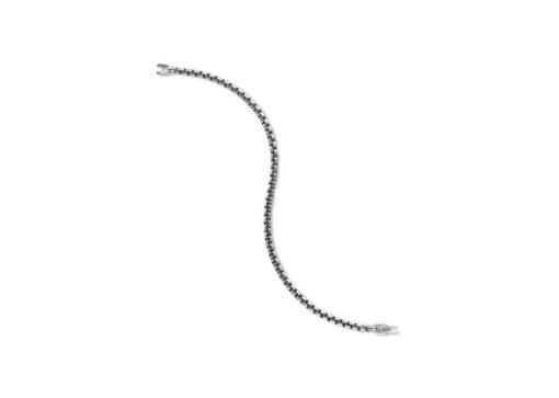 David Yurman Box Chain Bracelet Silver 3.6mm