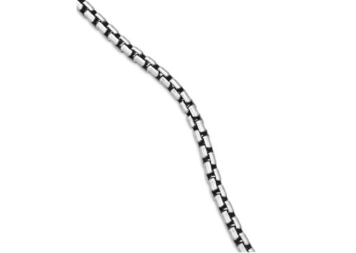 David Yurman Box Chain Necklace Silver 1.7mm