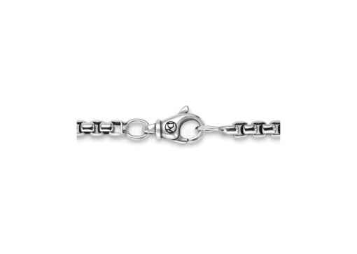 David Yurman Box Chain Necklace Silver 3.6mm