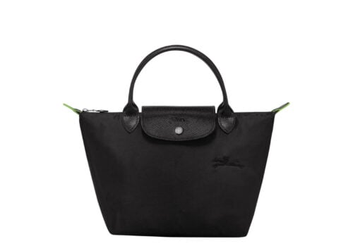 Longchamp Le Pliage Green S Hand Bag Black