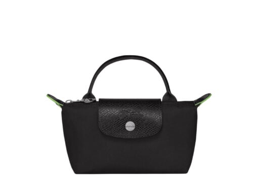 Longchamp Le Pliage Pouch With Handle Black