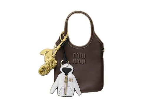 Miu Miu Leather Keychain Trick Hoodie