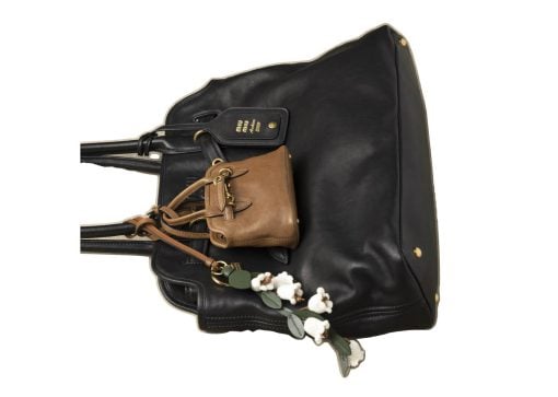 Miu Miu Leather Trick Bag Briarwood