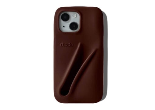 Rhode Lip Case Silicone iPhone Case Espresso