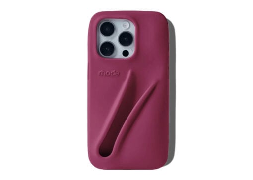 Rhode Lip Case Silicone iPhone Case Raspberry Jelly