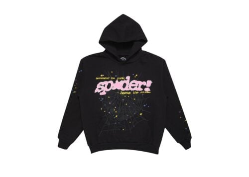 Sp5der P*NK V2 Hoodie Black