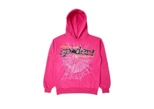 Sp5der P*NK V2 Hoodie Pink