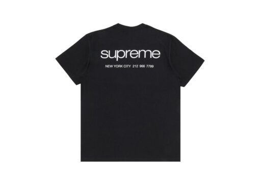 Supreme NYC Tee Black