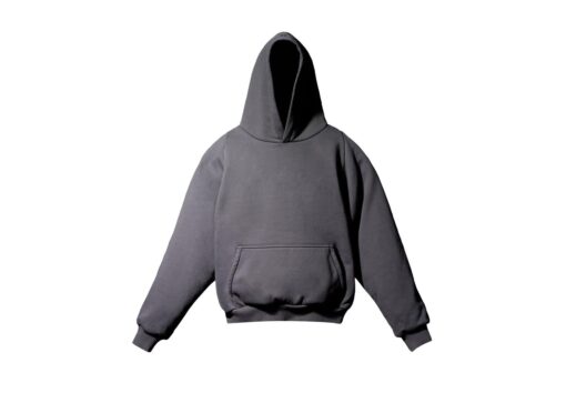 Yeezy Gap Engineered by Balenciaga Logo Shrunken Hoodie Black