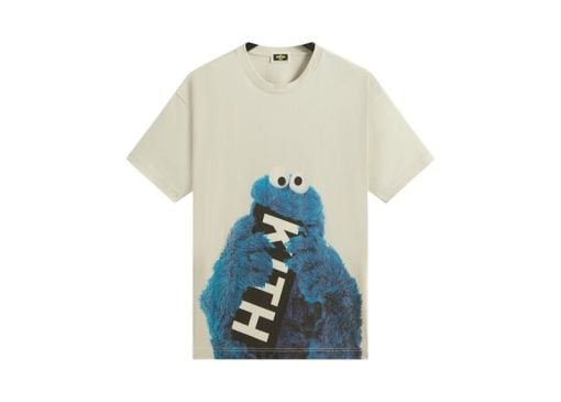 Kith x Sesame Street Cookie Monster TeeChalk