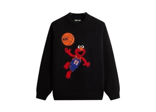 Kith x Sesame Street Elmo Crewneck SweaterBlack