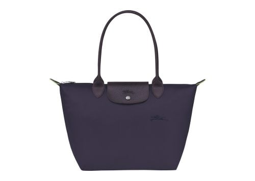 Longchamp Le Pliage Green M Tote Bag Bilberry