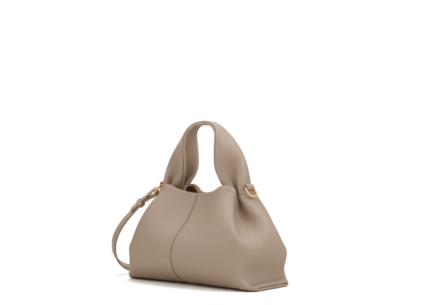 Polene Numero Neuf Edition Textured Taupe