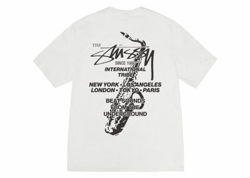 Stussy Beat Sounds Pigment Dyed Tee Natural