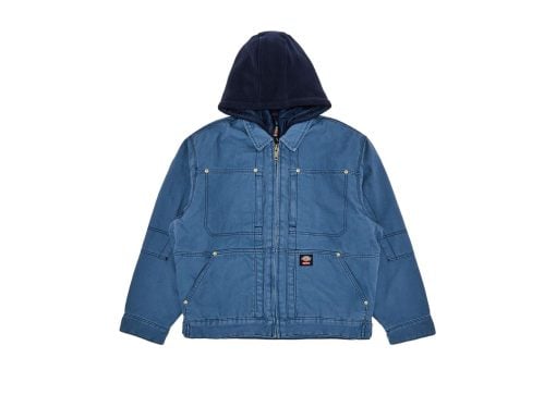 Supreme Dickies Hooded Work Jacket Blue