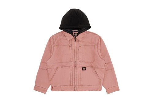 Supreme Dickies Hooded Work Jacket Pink