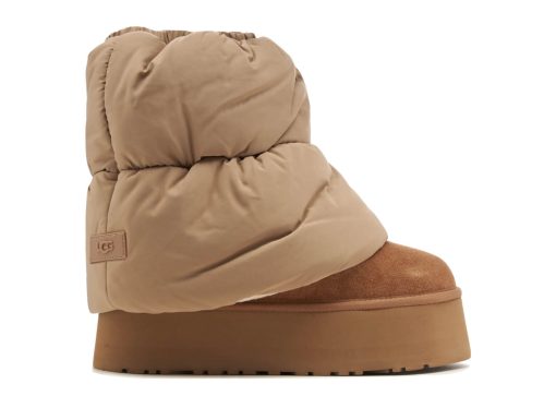 UGG Classic Mini Dipper Puffer Boot Amphora Chestnut