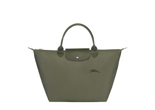 Longchamp Le Pliage Green M Handbag Forest