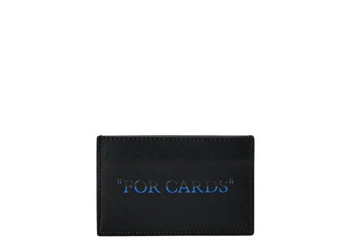 Off-White Quote Bookish Cardholder Black Blue