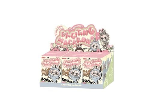 Pop Mart Labubu The Monsters Tasty Macarons Vinyl Face Sealed Case (6 Blind Boxes)