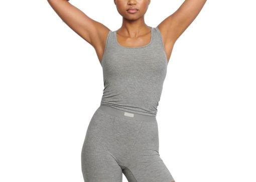 SKIMS Soft Lounge Tank Heather Grey