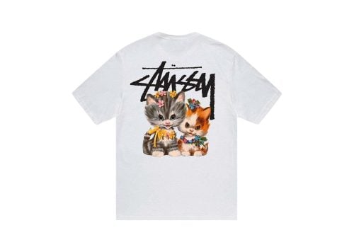 Stussy Kittens Tee White