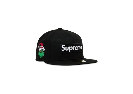 Supreme Grinch Box Logo New Era 59Fifty Fitted Cap Black FW24H102 BLACK sutore