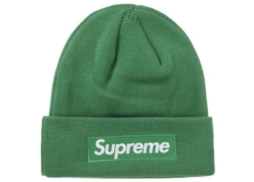 Supreme New Era Box Logo Beanie (FW24)Green