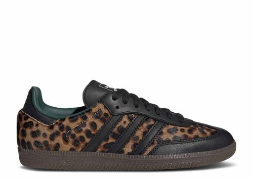 adidas Samba OG Black Green Leopard JI2735