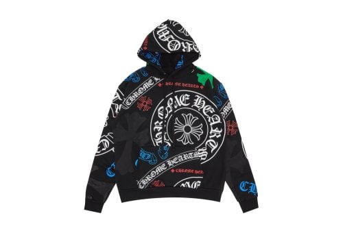 Chrome Hearts Stencil Hoodie Black