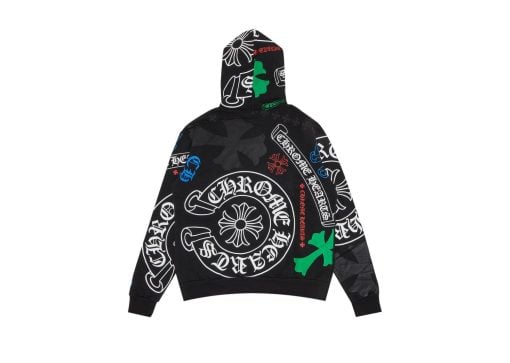 Chrome Hearts Stencil Hoodie Black