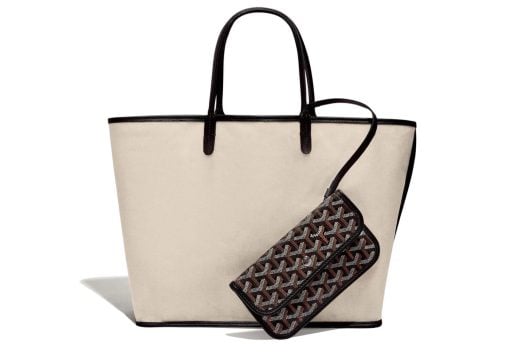 Goyard Saint Louis Tote PM Black Natural