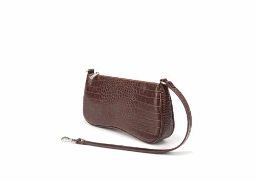 Jw Pei Eva Shoulder Handbag Brown Croc