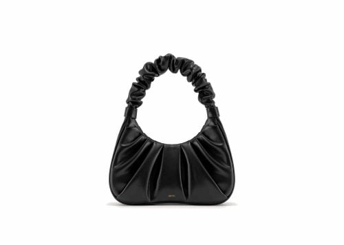 Jw Pei Gabbi Ruched Hobo Handbag Black